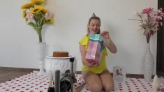 Thumbnail of Happy B-DAY Timea Bella With Drinking Own Piss, Playing With Huge Toys, Anal Fisting, Sex Maschine, Foot -Fetish
