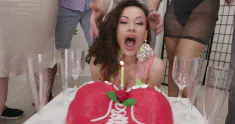Thumbnail of Stacy Bloom B-Day 6On1, ATM, DAP, Double Anal Fisting, Rough Sex, Gapes, Buttrose, Squirt, Cum In Mouth, Swallow