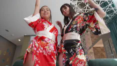 Thumbnail of Asian Party ! Two Monster Cocks Fucked Asian Girls In Anal