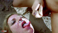 Thumbnail of Fat French Milf Ass Fucked On A Public Beach