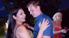 Thumbnail of Sexy Party Ending With A Outdoor Fuck For Mariska And Anal For Nelly - Anal - Cum On Tits - Blowjob - Cum In Mouth