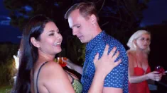 Thumbnail of Sexy Party Ending With A Outdoor Fuck For Mariska And Anal For Nelly - Anal - Cum On Tits - Blowjob - Cum In Mouth
