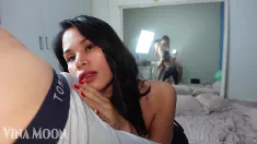 Thumbnail of Slobbering Blowjob By Big Boobs With Handjob Cum Mouth