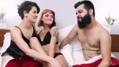 Thumbnail of Threesome!   Fucking The Ass Of The Two Young Stepsisters