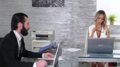 Thumbnail of Wild Office DP With Busty Blonde Boss Monika Fox