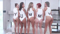 Thumbnail of Yummy Orgy With Polly Petrova, Candy Crush, Mih Ninfetinha, Natasha Rios And May Akemi 5 On 4( Anal)
