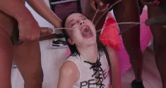 Thumbnail of Hostel Wet With Sweetie Plum, 4On1, Balls Deep, DAP, No Pussy, Gapes, Pee Drink, Cum In Mouth, Swallow