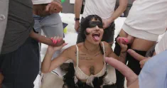 Thumbnail of Birthday Party, 7On1, Candy Scott 23Yo, ATM, DAP, No Pussy, Rough Sex, Big Gapes, Cum In Mouth, Swallow