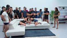 Thumbnail of Bts From Lia Ponce, 20 Loads, Cum In Mouth, Yenifer Chacon, Bukkake, 5On1, BBC, DP, Swallow