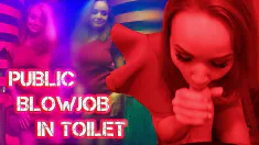 Thumbnail of Sexy Slut Sensual Suck Big Dick And Cum Swallow In Nightclub Toilet After Hot Dance