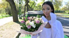 Thumbnail of Cheating Bride To Be Lia Lin Gets Pussy Filled With Big Dick Photographer's Assistant