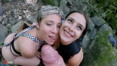 Thumbnail of Slutfishing With Hot Spanish Teen Maria Wars And French MILF Charlie