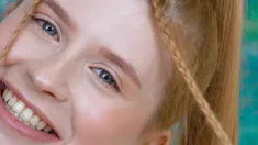 Thumbnail of Very Small Baby Aliska Dark Tastes A Big Black Cock For The First Time 0% Pussy ATM BBC Cum In Mouth