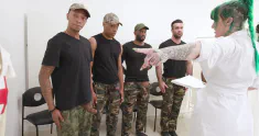 Thumbnail of Alexxa Vice In The Army, 5On1, ATM, DAP, Deepthroat, Rough, Gapes, Almost Buttrose, Facial, Swallow