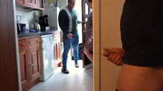 Thumbnail of Big Booty Wife Gets Creampied By Lover As Cuckold Husband Watches And Jerks Off