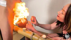 Thumbnail of Fire Play On Gorgeous Sub Slut
