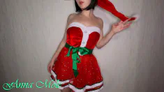 Thumbnail of Sexy Babe In Santa Outfit Wags Her Juicy Ass And Masturbates Her Juicy Pussy