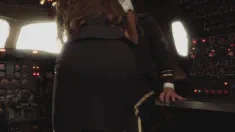 Thumbnail of Madelyn Marie Fucks The Captain In The Cockpit During A Red Eye Flight