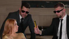 Thumbnail of Secret Agents DP Redhead Superhero Kiara Lord After She Sucks Them Both Off