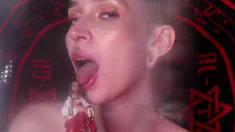 Thumbnail of Blasphemic Whore Fucks Her Pussy