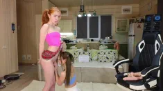 Thumbnail of School Cute Girls Met And Play With Different Cocks