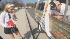 Thumbnail of Lexi Belle Fucks The Ice Cream Man For A Treat