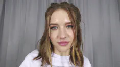 Thumbnail of Rough DP 3 On 1 Total Destroy Small Ass Goldie Small With Gapes And Cum In Mouth