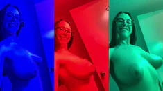 Thumbnail of Shining Huge Titties In Disco Lights