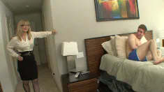 Thumbnail of Nina Hartley Drills A College Stud With A Very Big Prick