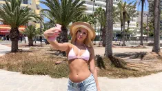 Thumbnail of Sightseeing Slut Candee Licious Gets Picked Up For Anal Sex Session