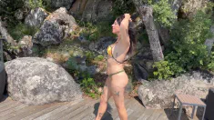 Thumbnail of Adeline Trains Her Ass On Vacation, Fisting And XXL Dildo, Buttrose And Squirting Without End
