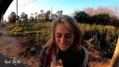 Thumbnail of Swallowing Pee In The Streets With A Lot Of People Around!!!