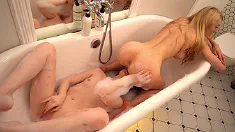 Thumbnail of Girlfriends Shower Together In Bathtub _ JUNIKTA