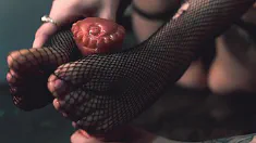 Thumbnail of Cute Feet On A Huge Dildo Will Make You Cum