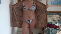 Thumbnail of I Come Back From The Beach Excited And Have Sex For The First Time With Stepson, Big Cumshot On My Pussy