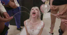 Thumbnail of Slammed Brides Goes Wet With TAP, Izzy Wilde 7On1 ATM DAP, Wrecked Ass, Buttrose, Pee Drink, Shower, Cum In Mouth, Swallow