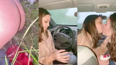 Thumbnail of Drinking Pee With My Friend Belle Amore On The Streets And In The Car!!! We Drink A Lot Of Pee!!!