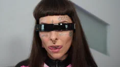 Thumbnail of Tattooed Cyber Bitch And Italian FAT Cock In Her Ass