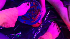 Thumbnail of Foot Slave Licking My Messy Feet