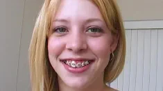 Thumbnail of LEAH LUV Cute 19 YO Girl With Braces Huge Cock POV Blowjob Deepthroat Facefuck And Cum Facial - Wow! A++