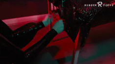 Thumbnail of E-Play For The Rubberslave In Bodybag And Heavy Rubber Mask