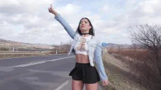 Thumbnail of Hitch-Hiking, 6On1, Nuria Millan, BWC, ATM, Balls Deep Anal, DAP, Deepthroat, Gapes, Buttrose, Cum In Mouth, Swallow