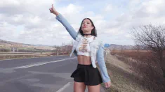 Thumbnail of Hitch-Hiking, 6On1, Nuria Millan, BWC, ATM, Balls Deep Anal, DAP, Deepthroat, Gapes, Buttrose, Cum In Mouth, Swallow