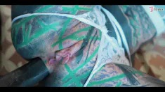 Thumbnail of Sexy TATTOO Girl In Lingerie Rough ANAL Fuck