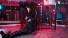 Thumbnail of Rubber Nights: The Rubber Slave Sleeps Tight In A Cage Under The Bed