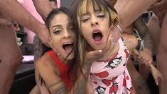 Thumbnail of Angels Of Hardcore 5On2 Zoe Breiny & Mells Blanco Anal Fisting/DP/DVP/DAP With Pee