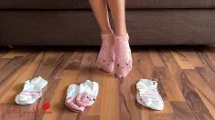 Thumbnail of Asian Tries On Socks #1: Cute Kawaii