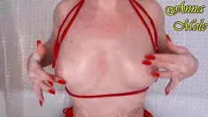 Thumbnail of In The Bathroom, I Play With Nipples And Soapy Breasts