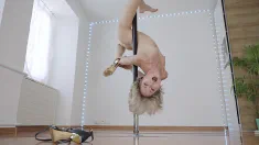 Thumbnail of Nasty Foot Pole Dance Fetish Soles Worship Masturbation