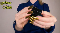 Thumbnail of Hands Fetish Golden Manicure